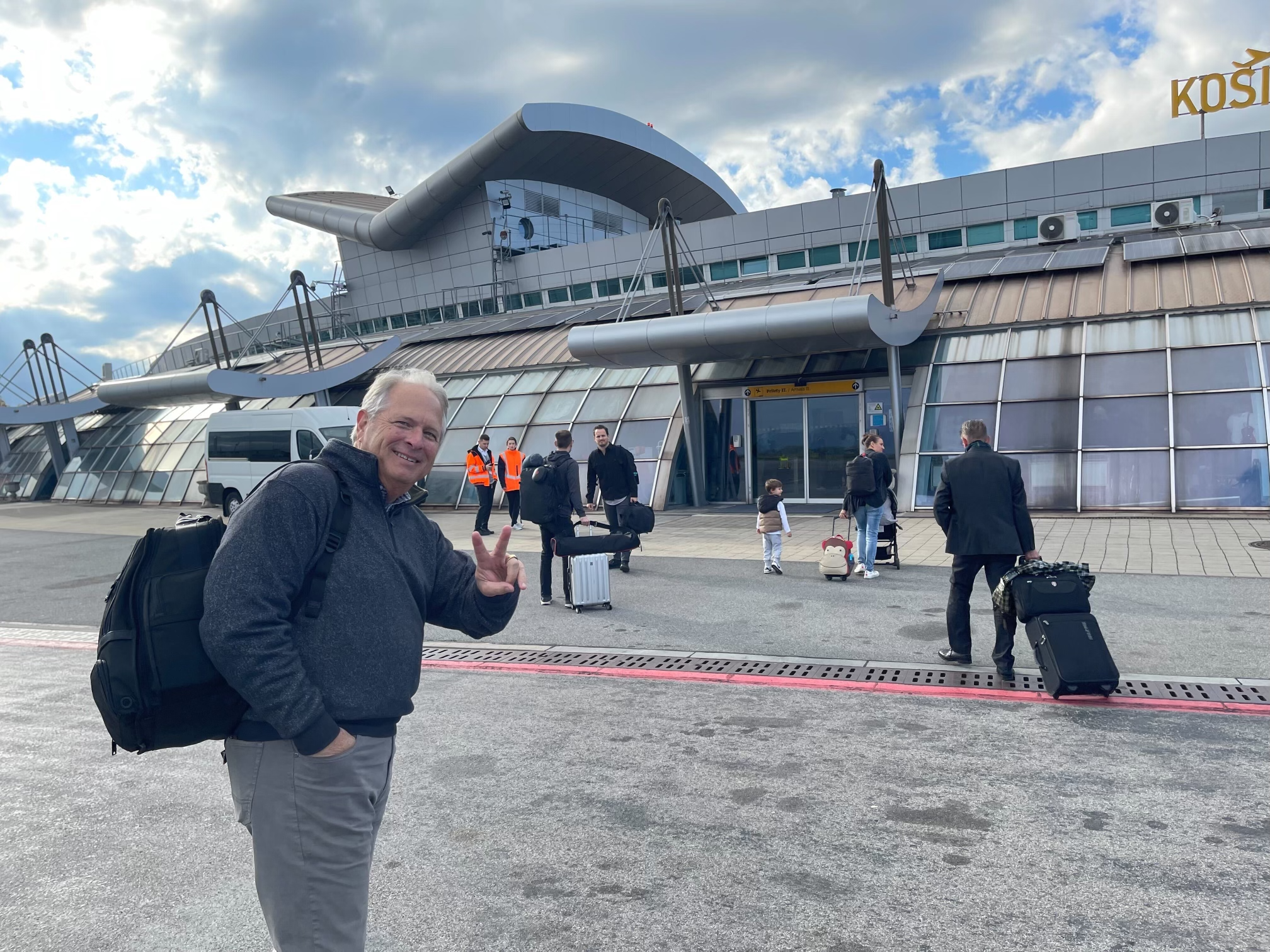 Arriving at Kosice International Airport